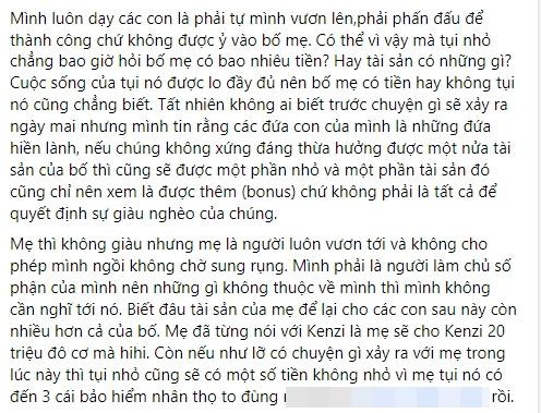 Vợ cũ Bằng Kiều nói gì khi được khuyên giành tài sản cho con? - Hình 2 Vo cu Bang Kieu noi gi khi duoc khuyen gianh tai san cho con?-Hinh-2