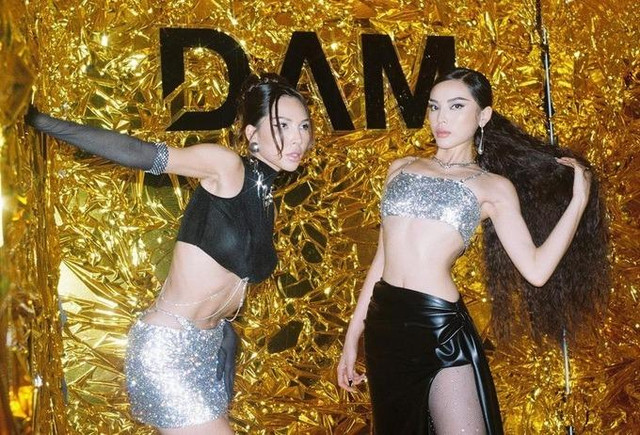 Minh Triệu - Kỳ Duyên chuộng phối đồ bó sát gợi cảm - Hình 2 Minh Trieu - Ky Duyen chuong phoi do bo sat goi cam-Hinh-2