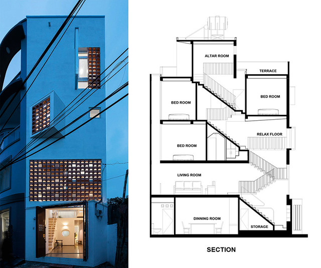 Nhà ống diện tích 43m2 nhưng không hề bí bách trong hẻm Sài Gòn ảnh 3 Nhà ống diện tích 43m2 nhưng không hề bí bách trong hẻm Sài Gòn ảnh 3