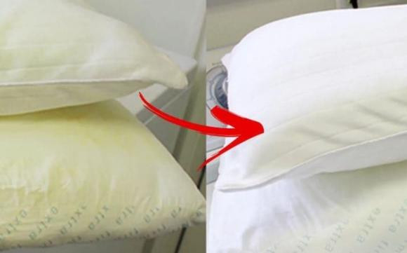 Vỏ gối ngả vàng, chỉ bạn 3 bước đơn giản để lại sạch tinh tươm - Hình 2 Vo goi nga vang, chi ban 3 buoc don gian de lai sach tinh tuom-Hinh-2