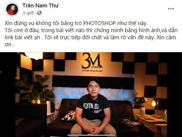 Nam Thư đối chất đoạn bình luận nhạy cảm với con trai Hoài Linh - Hình 4 Nam Thu doi chat doan binh luan nhay cam voi con trai Hoai Linh-Hinh-4