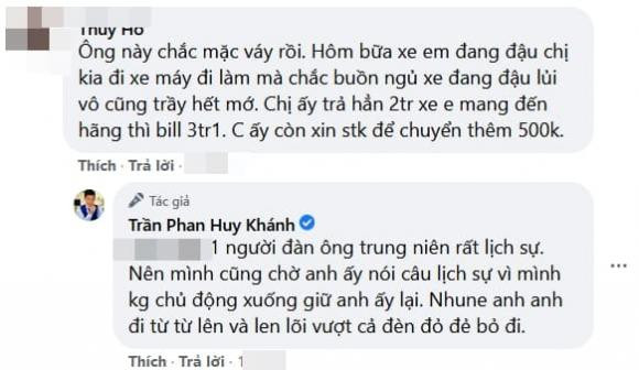 Huy Khánh bị va chạm giao thông, hành xử gây bất ngờ - Hình 3 Huy Khanh bi va cham giao thong, hanh xu gay bat ngo-Hinh-3