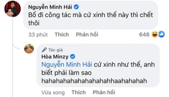 Hòa Minzy khoe nhan sắc mặn mà, chồng đại gia "dằn mặt" 1 câu - Hình 2 Hoa Minzy khoe nhan sac man ma, chong dai gia