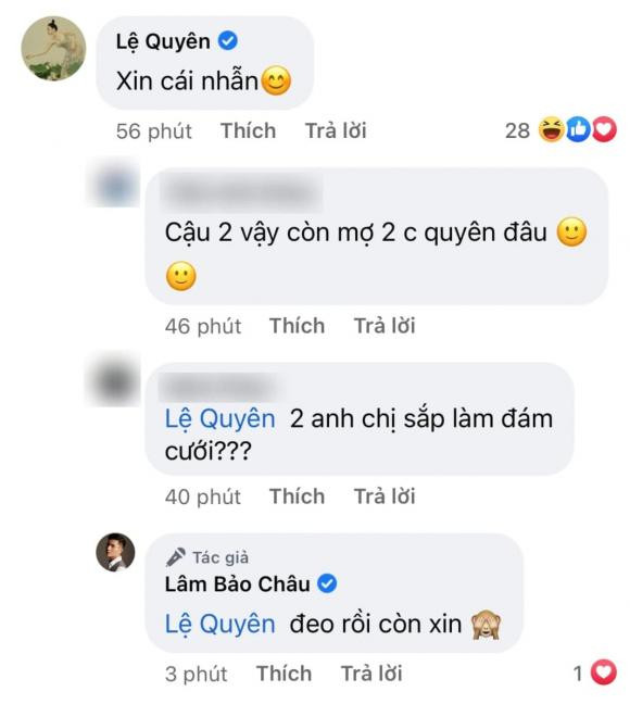 Lệ Quyên "bơ" khi bạn trai bị chê già, chỉ tập trung xin cái nhẫn - Hình 6 Le Quyen