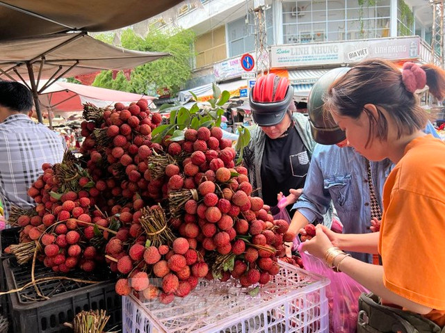 Giật mình với giá vải thiều ở TPHCM Giat minh voi gia vai thieu o TPHCM