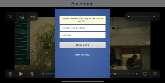 Trò lừa xem “Bố già” bản lậu chiếm tài khoản Facebook Tro lua xem “Bo gia” ban lau chiem tai khoan Facebook