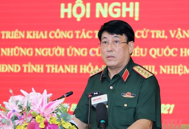 Đại tướng Lương Cường ứng cử đại biểu Quốc hội tại Thanh Hóa Dai tuong Luong Cuong ung cu dai bieu Quoc hoi tai Thanh Hoa