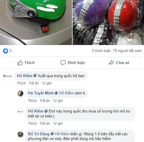 Thương lái Trung Quốc gom mũ bảo hiểm, doanh nghiệp cần thận trọng - Hình 2 Thuong lai Trung Quoc gom mu bao hiem, doanh nghiep can than trong-Hinh-2