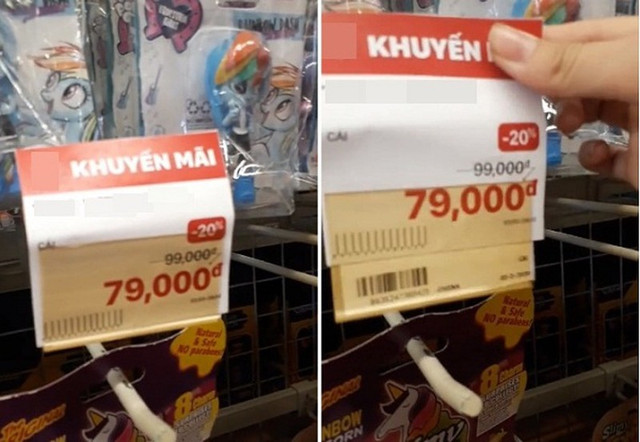 Mánh khóe giảm giá của siêu thị khiến khách hàng giận tím mặt Manh khoe giam gia cua sieu thi khien khach hang gian tim mat