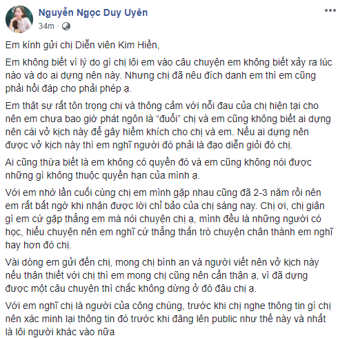 Kim Hiền tố Duy Uyên xúc phạm mình, chính chủ đáp trả căng đét - Hình 4 Kim Hien to Duy Uyen xuc pham minh, chinh chu dap tra cang det-Hinh-4