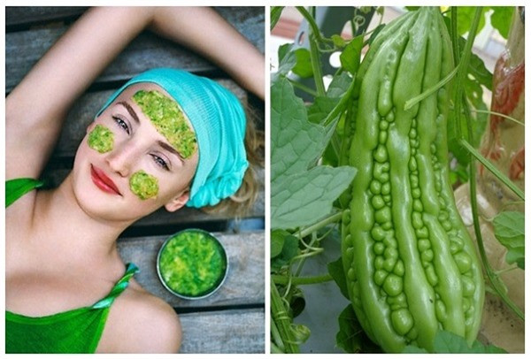 Lấy nước mướp đắng đông đá rồi thoa lên mặt, công dụng bất ngờ Lay nuoc muop dang dong da roi thoa len mat, cong dung bat ngo