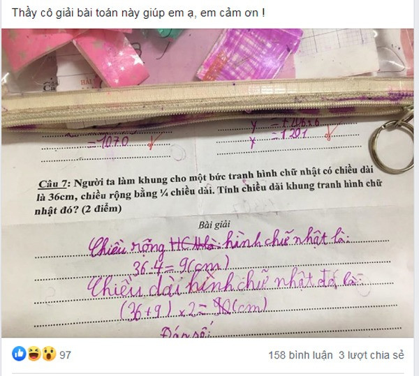 Bài toán lớp 3 gây tranh cãi trên mạng xã hội Bai toan lop 3 gay tranh cai tren mang xa hoi