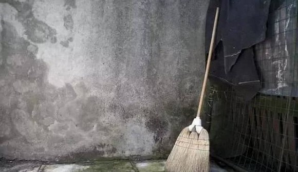 Chổi không được đặt ở đây, nếu không sẽ quét sạch của cải! Choi khong duoc dat o day, neu khong se quet sach cua cai!