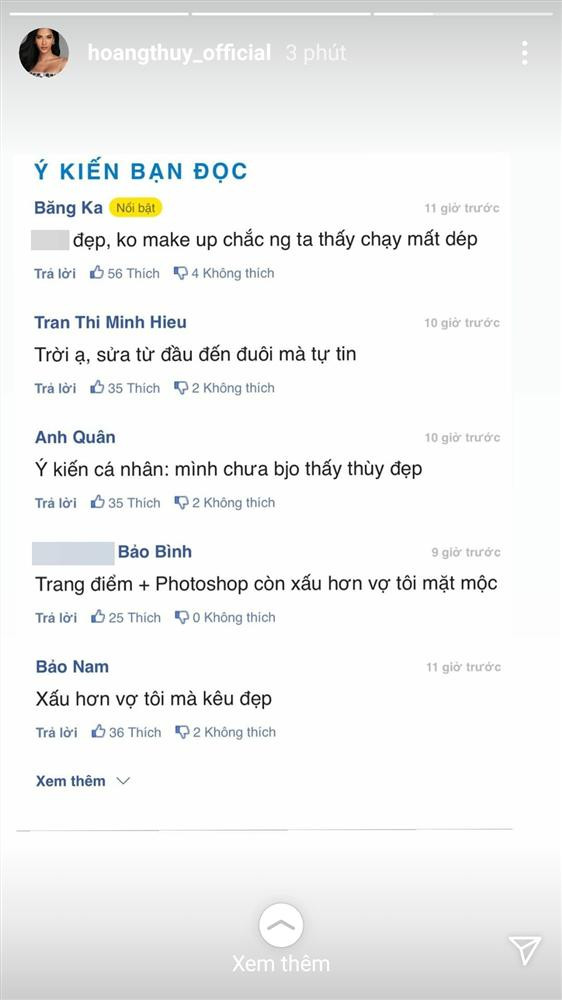 Á hậu Hoàng Thùy bị cánh mày râu chê thậm tệ A hau Hoang Thuy bi canh may rau che tham te