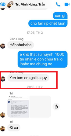 Sự thật Trang Trần nhắn tin chê giọng hát của Đàm Vĩnh Hưng - Hình 4 Su that Trang Tran nhan tin che giong hat cua Dam Vinh Hung-Hinh-4