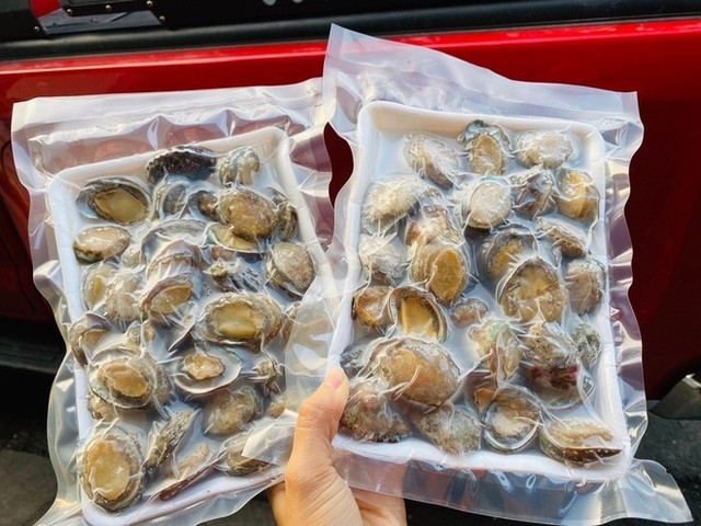 Bào ngư đông lạnh Trung Quốc bán cho dân Việt dưới mác đồ Hàn Bao ngu dong lanh Trung Quoc ban cho dan Viet duoi mac do Han