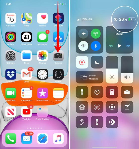 Cách hiển thị phần trăm pin trên tất cả phiên bản iPhone Cach hien thi phan tram pin tren tat ca phien ban iPhone