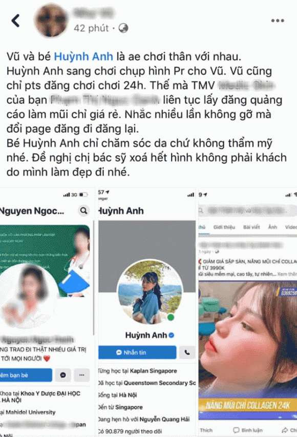 Xôn xao hình ảnh người yêu Quang Hải nâng mũi, sửa mặt - Hình 3 Xon xao hinh anh nguoi yeu Quang Hai nang mui, sua mat-Hinh-3