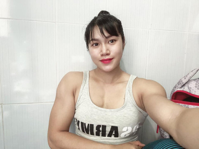 Cô gái có gương mặt baby, cơ bắp cuồn cuộn giờ ra sao? - Hình 9 Co gai co guong mat baby, co bap cuon cuon gio ra sao?-Hinh-9
