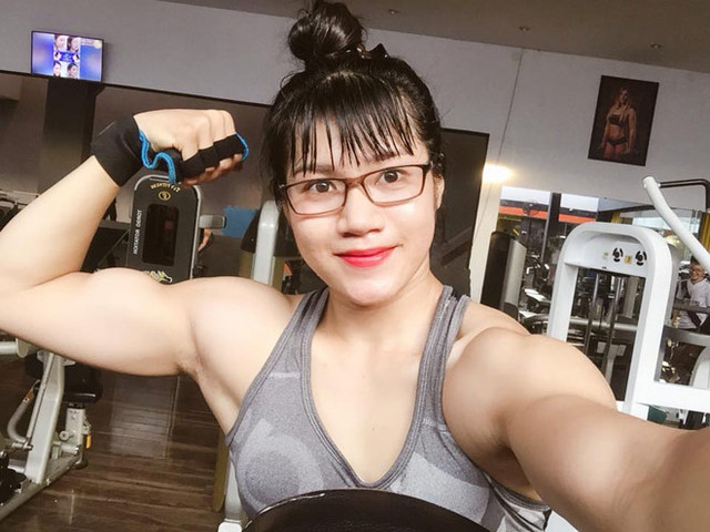 Cô gái có gương mặt baby, cơ bắp cuồn cuộn giờ ra sao? - Hình 6 Co gai co guong mat baby, co bap cuon cuon gio ra sao?-Hinh-6