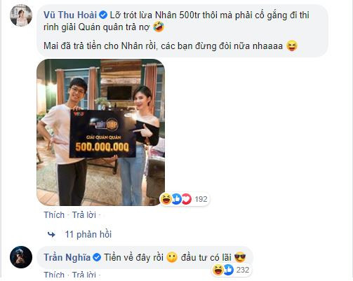 Vừa giành giải 500 triệu đồng, MC Thu Hoài vội vàng mang đi trả nợ - Hình 3 Vua gianh giai 500 trieu dong, MC Thu Hoai voi vang mang di tra no-Hinh-3