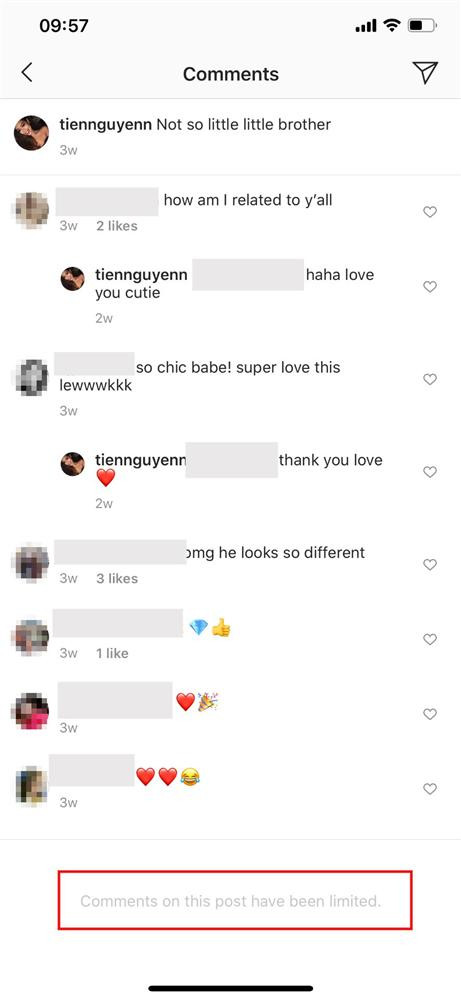 Vừa xác nhận nhiễm Covid-19, Tiên Nguyễn nhanh tay khóa bình luận Instagram - Hình 2 Vua xac nhan nhiem Covid-19, Tien Nguyen nhanh tay khoa binh luan Instagram-Hinh-2