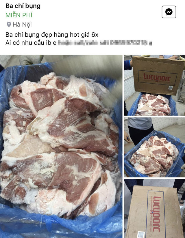 Thịt lợn rẻ giật mình 50 nghìn/kg, chất đầy kho bán cả tấn Thit lon re giat minh 50 nghin/kg, chat day kho ban ca tan