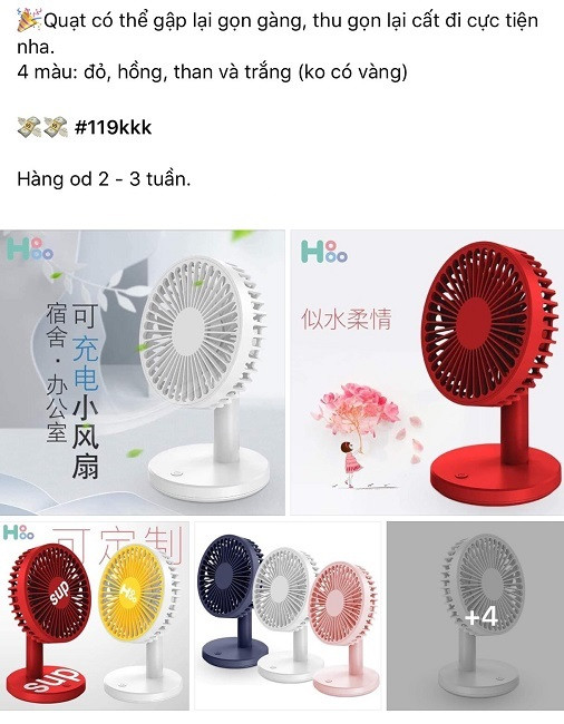 Quạt sạc mini cầm tay giá rẻ, coi chừng rước họa vào thân - Hình 2 Quat sac mini cam tay gia re, coi chung ruoc hoa vao than-Hinh-2