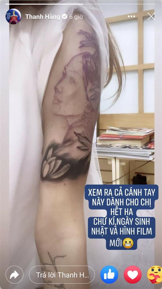 Hết fan này tới fan khác 'khắc' hình Thanh Hằng lên cơ thể Het fan nay toi fan khac 'khac' hinh Thanh Hang len co the