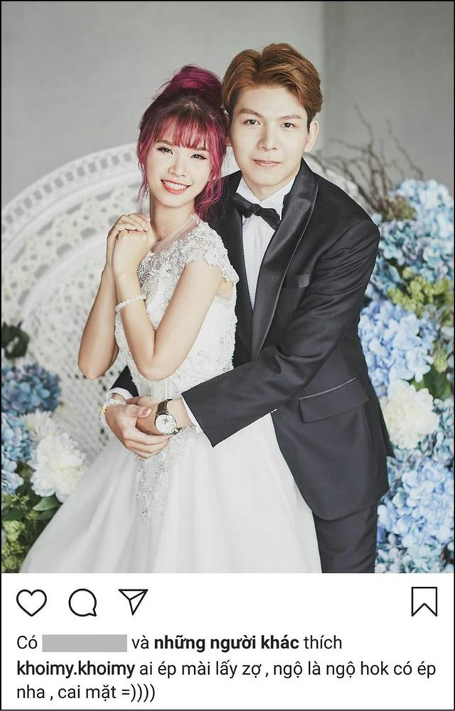 Khởi My công khai ảnh cưới sau 3 năm giấu kín, gọi chồng là 'mày' Khoi My cong khai anh cuoi sau 3 nam giau kin, goi chong la 'may'