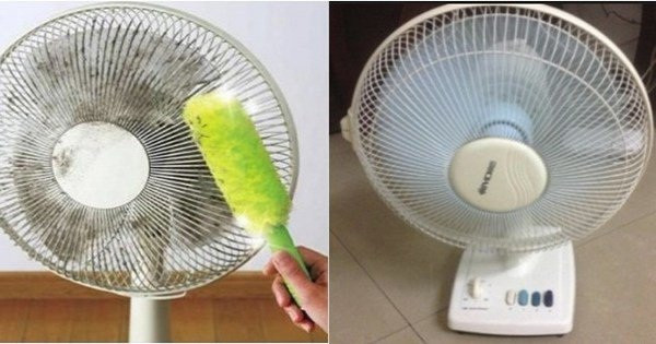 Quạt điện sạch bong sau 5 phút chỉ với 1 chiêu - Hình 3 Quat dien sach bong sau 5 phut chi voi 1 chieu-Hinh-3