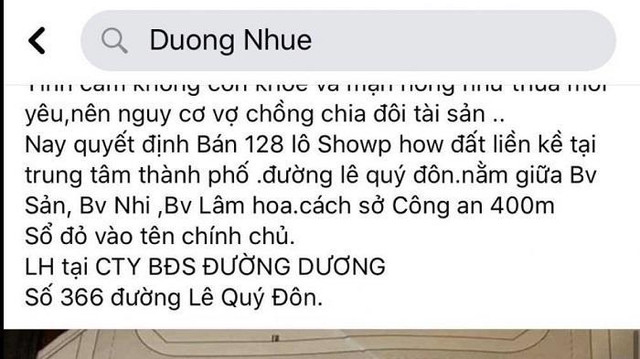 Vợ chồng Đường Dương dùng mánh khóe nào để đấu giá đất? Vo chong Duong Duong dung manh khoe nao de dau gia dat?
