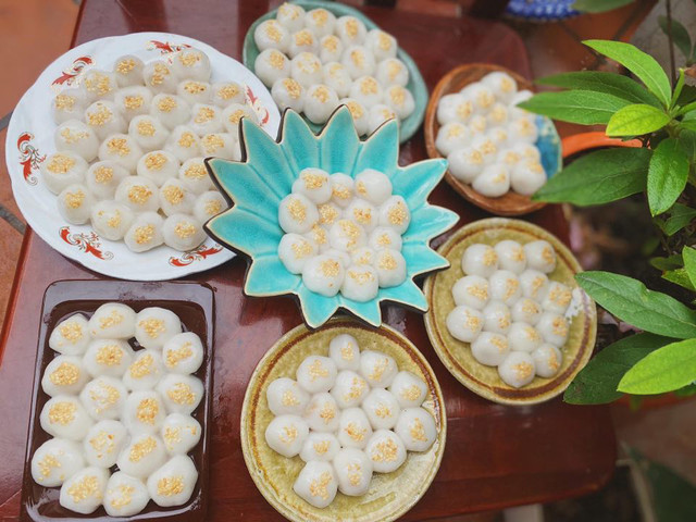 Tết Hàn thực, chị em khoe mâm bánh đẹp tới từng chi tiết - Hình 3 Tet Han thuc, chi em khoe mam banh dep toi tung chi tiet-Hinh-3
