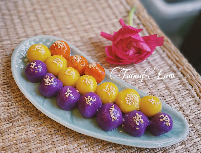 Tết Hàn thực, chị em khoe mâm bánh đẹp tới từng chi tiết - Hình 2 Tet Han thuc, chi em khoe mam banh dep toi tung chi tiet-Hinh-2