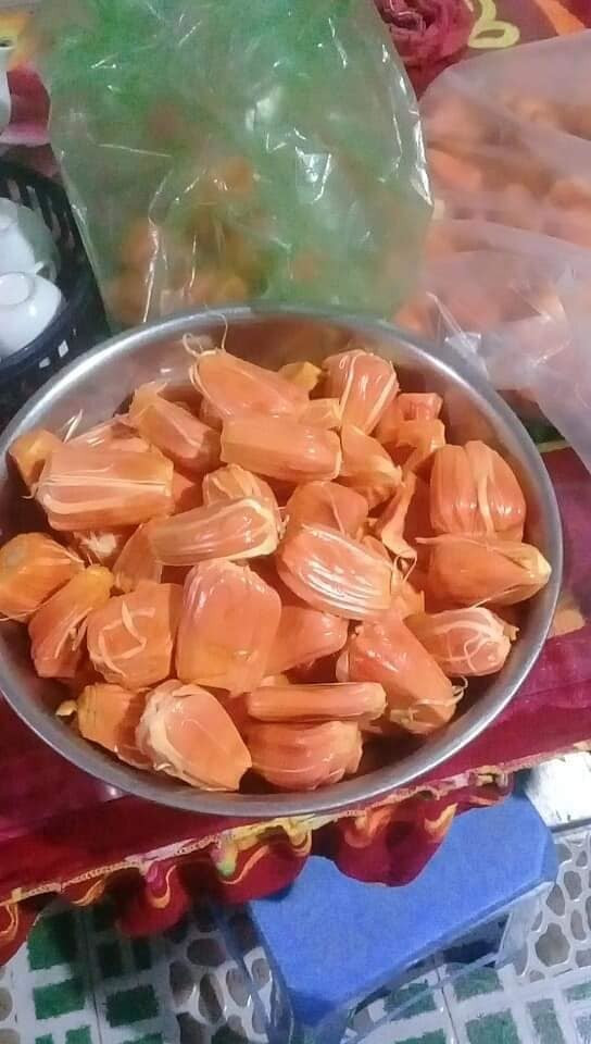 Mít ruột đỏ múi to dày, thơm ngọt 120.000 đồng/kg vẫn hút khách - Hình 4 Mit ruot do mui to day, thom ngot 120.000 dong/kg van hut khach-Hinh-4