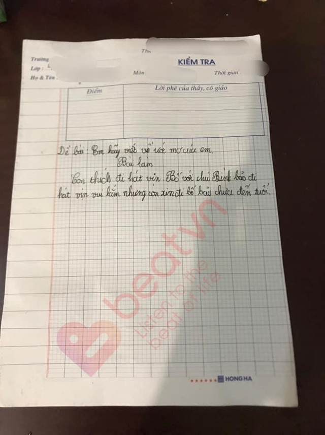 Giáo viên "ngã vật" vì ước mơ "được như bố" của bé cấp 1 - Hình 2 Giao vien