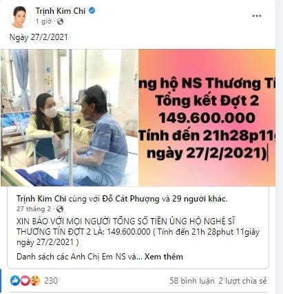 Trịnh Kim Chi bị Thương Tín "quay xe", dàn sao Việt nói gì? - Hình 2 Trinh Kim Chi bi Thuong Tin