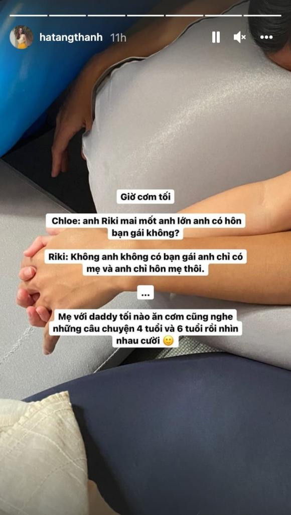 Được em gái hỏi về chuyện hôn bạn gái, con trai Hà Tăng trả lời gì? - Hình 5 Duoc em gai hoi ve chuyen hon ban gai, con trai Ha Tang tra loi gi?-Hinh-5