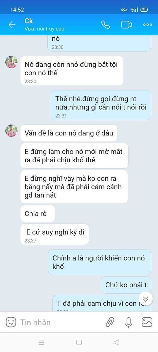 Bị chồng bạo hành, vợ dứt khoát bế con ra đi - Hình 5 Bi chong bao hanh, vo dut khoat be con ra di-Hinh-5