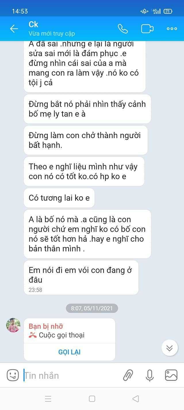 Bị chồng bạo hành, vợ dứt khoát bế con ra đi - Hình 7 Bi chong bao hanh, vo dut khoat be con ra di-Hinh-7