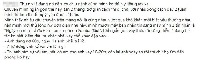 Thanh niên thử lòng bạn gái bằng 1 pha "đi vào huyền thoại" Thanh nien thu long ban gai bang 1 pha