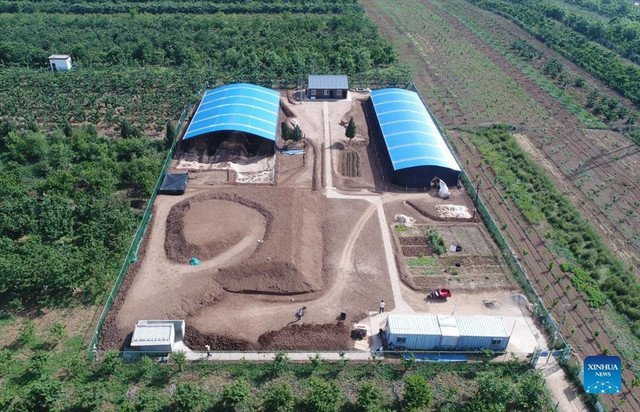 Trung Quốc khai quật khảo cổ lăng mộ hoành tráng của hoàng đế nhà Hán Trung Quoc khai quat khao co lang mo hoanh trang cua hoang de nha Han