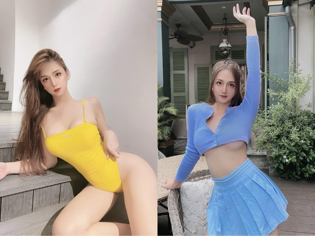 Lịm tim trước thân hình của hot girl chuyển giới Hoàng Học Lim tim truoc than hinh cua hot girl chuyen gioi Hoang Hoc