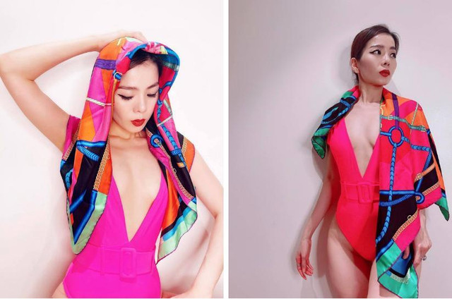 Lệ Quyên lại chơi mốt "hồng sến" dù tuyên bố: "Không thích màu hường" - Hình 7 Le Quyen lai choi mot