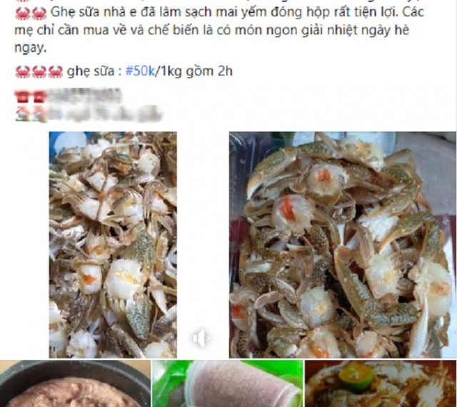 Ghẹ sữa tươi đắt khách Ghe sua tuoi dat khach