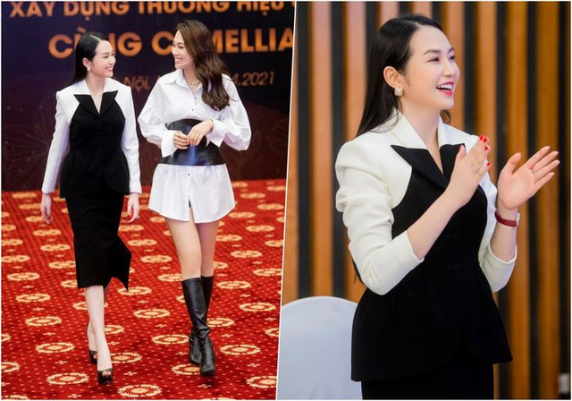 Bà xã Tuấn Hưng gợi ý một vài cách diện đồ công sở thanh lịch - Hình 6 Ba xa Tuan Hung goi y mot vai cach dien do cong so thanh lich-Hinh-6