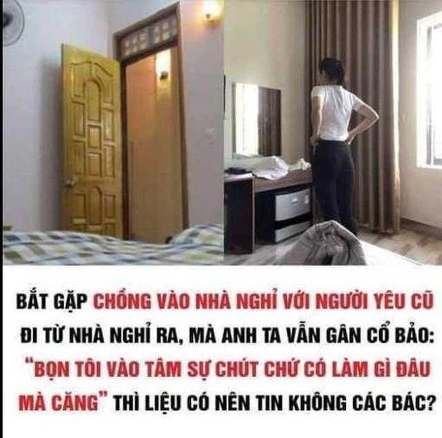 Đi nhà nghỉ với tình cũ bị vợ "tóm", chồng vẫn cố nói câu "sôi máu" Di nha nghi voi tinh cu bi vo