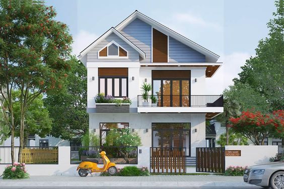 Cuộc sống tiện nghi trong ngôi nhà mái Thái 2 tầng 3 phòng ngủ ảnh 6 Cuộc sống tiện nghi trong ngôi nhà mái Thái 2 tầng 3 phòng ngủ ảnh 6