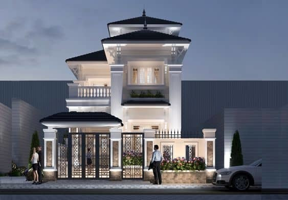 Cuộc sống tiện nghi trong ngôi nhà mái Thái 2 tầng 3 phòng ngủ ảnh 4 Cuộc sống tiện nghi trong ngôi nhà mái Thái 2 tầng 3 phòng ngủ ảnh 4