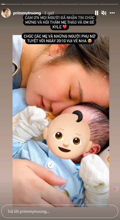 Primmy Trương gây sốt nhan sắc sau khi sinh con cho chồng đại gia - Hình 3 Primmy Truong gay sot nhan sac sau khi sinh con cho chong dai gia-Hinh-3